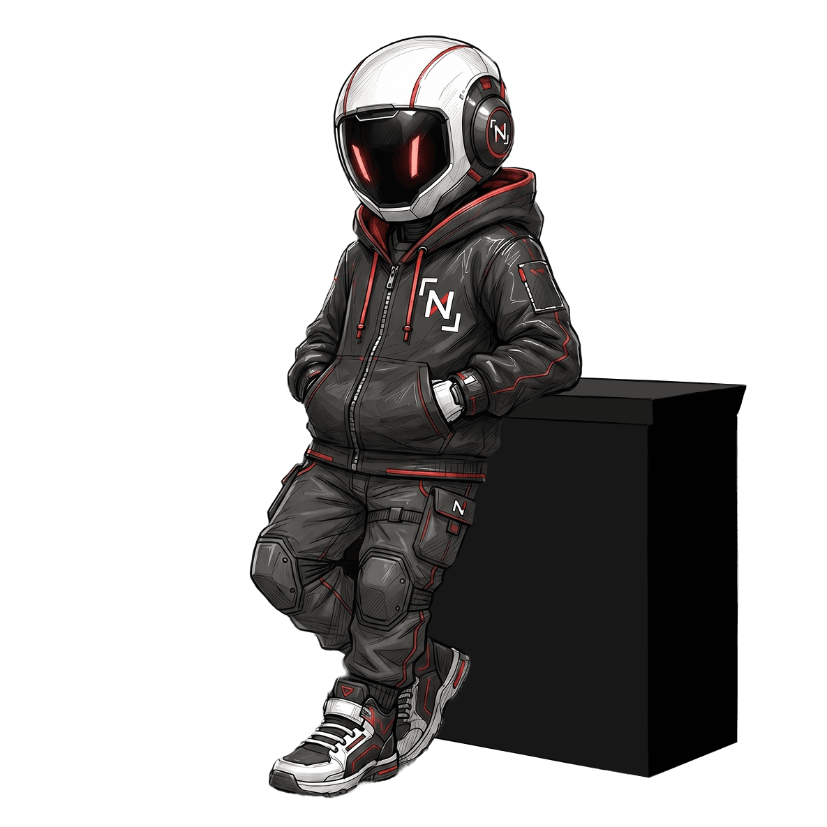 Futuristic Astronaut Character